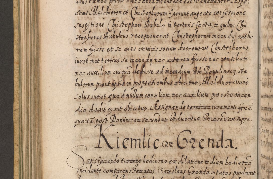 Zdjęcie nr 569 dla obiektu archiwalnego: Acta actorum, causarum spiritualium, civilium, criminalium, obligationum, cessionum, decimarum, testamentorum R. D. Martini Szyszkowski, episcopi Cracoviensis, ducis Severiensis in annis 1617 - 1619. Tomus primus.