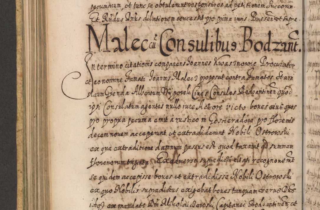 Zdjęcie nr 567 dla obiektu archiwalnego: Acta actorum, causarum spiritualium, civilium, criminalium, obligationum, cessionum, decimarum, testamentorum R. D. Martini Szyszkowski, episcopi Cracoviensis, ducis Severiensis in annis 1617 - 1619. Tomus primus.