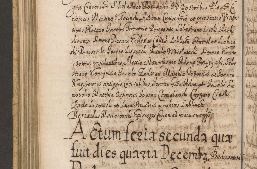 Zdjęcie nr 565 dla obiektu archiwalnego: Acta actorum, causarum spiritualium, civilium, criminalium, obligationum, cessionum, decimarum, testamentorum R. D. Martini Szyszkowski, episcopi Cracoviensis, ducis Severiensis in annis 1617 - 1619. Tomus primus.