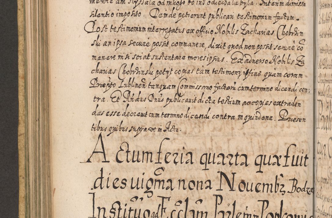 Zdjęcie nr 551 dla obiektu archiwalnego: Acta actorum, causarum spiritualium, civilium, criminalium, obligationum, cessionum, decimarum, testamentorum R. D. Martini Szyszkowski, episcopi Cracoviensis, ducis Severiensis in annis 1617 - 1619. Tomus primus.