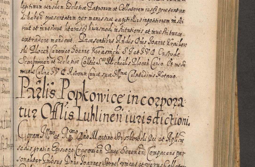 Zdjęcie nr 552 dla obiektu archiwalnego: Acta actorum, causarum spiritualium, civilium, criminalium, obligationum, cessionum, decimarum, testamentorum R. D. Martini Szyszkowski, episcopi Cracoviensis, ducis Severiensis in annis 1617 - 1619. Tomus primus.
