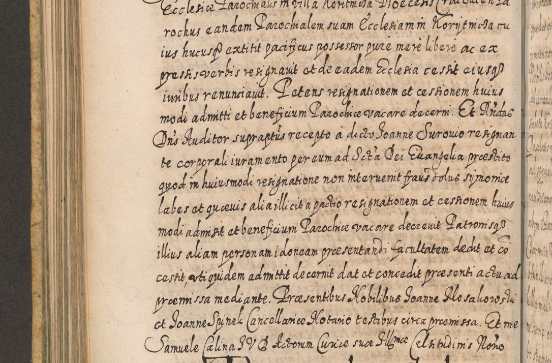 Zdjęcie nr 549 dla obiektu archiwalnego: Acta actorum, causarum spiritualium, civilium, criminalium, obligationum, cessionum, decimarum, testamentorum R. D. Martini Szyszkowski, episcopi Cracoviensis, ducis Severiensis in annis 1617 - 1619. Tomus primus.