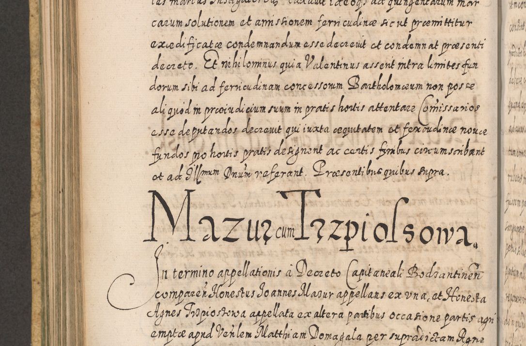Zdjęcie nr 547 dla obiektu archiwalnego: Acta actorum, causarum spiritualium, civilium, criminalium, obligationum, cessionum, decimarum, testamentorum R. D. Martini Szyszkowski, episcopi Cracoviensis, ducis Severiensis in annis 1617 - 1619. Tomus primus.