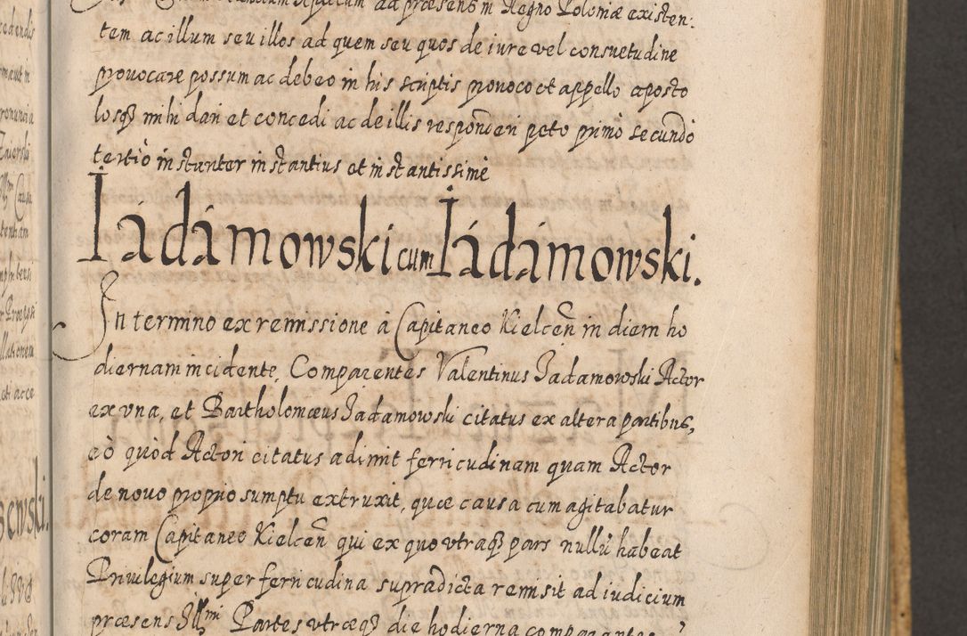 Zdjęcie nr 546 dla obiektu archiwalnego: Acta actorum, causarum spiritualium, civilium, criminalium, obligationum, cessionum, decimarum, testamentorum R. D. Martini Szyszkowski, episcopi Cracoviensis, ducis Severiensis in annis 1617 - 1619. Tomus primus.