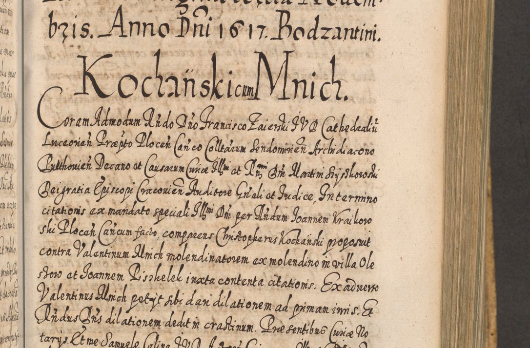 Zdjęcie nr 534 dla obiektu archiwalnego: Acta actorum, causarum spiritualium, civilium, criminalium, obligationum, cessionum, decimarum, testamentorum R. D. Martini Szyszkowski, episcopi Cracoviensis, ducis Severiensis in annis 1617 - 1619. Tomus primus.