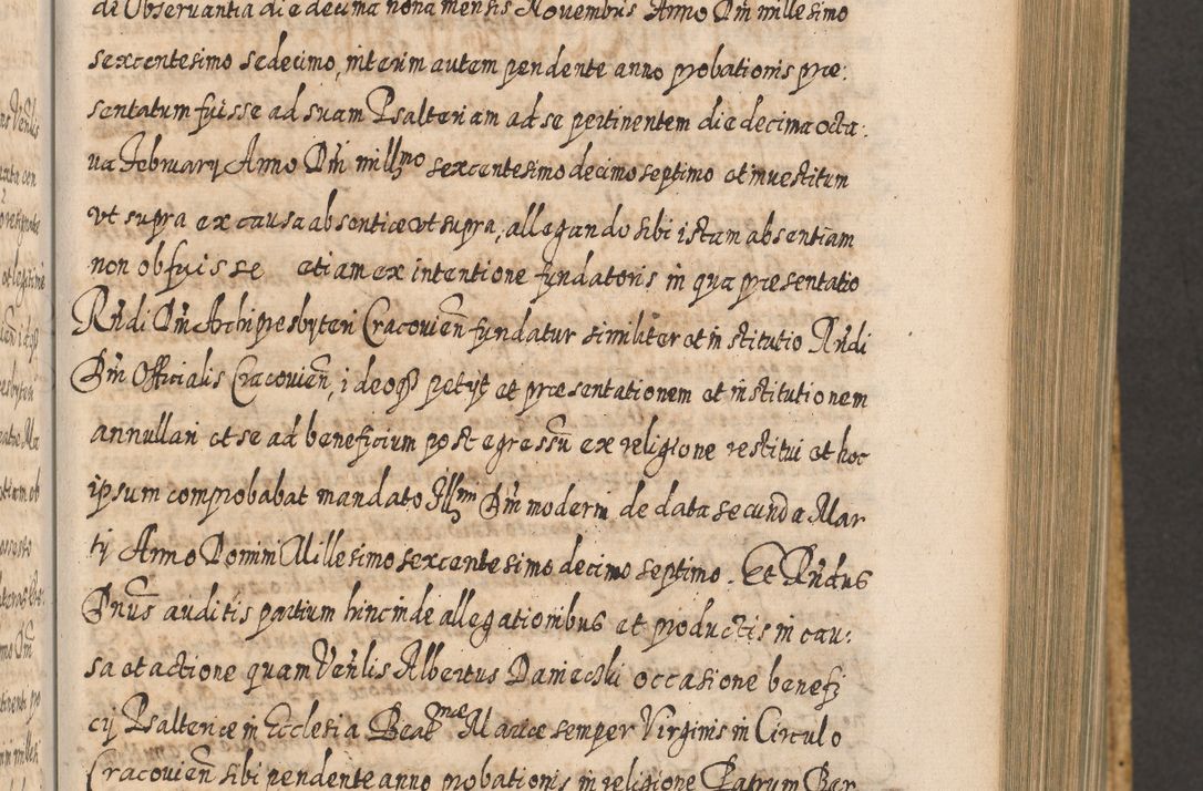 Zdjęcie nr 514 dla obiektu archiwalnego: Acta actorum, causarum spiritualium, civilium, criminalium, obligationum, cessionum, decimarum, testamentorum R. D. Martini Szyszkowski, episcopi Cracoviensis, ducis Severiensis in annis 1617 - 1619. Tomus primus.