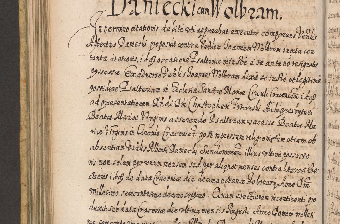 Zdjęcie nr 513 dla obiektu archiwalnego: Acta actorum, causarum spiritualium, civilium, criminalium, obligationum, cessionum, decimarum, testamentorum R. D. Martini Szyszkowski, episcopi Cracoviensis, ducis Severiensis in annis 1617 - 1619. Tomus primus.