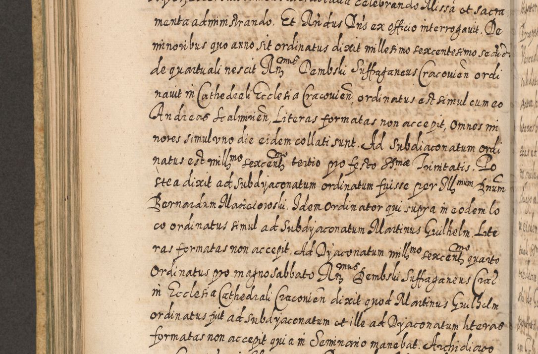 Zdjęcie nr 489 dla obiektu archiwalnego: Acta actorum, causarum spiritualium, civilium, criminalium, obligationum, cessionum, decimarum, testamentorum R. D. Martini Szyszkowski, episcopi Cracoviensis, ducis Severiensis in annis 1617 - 1619. Tomus primus.