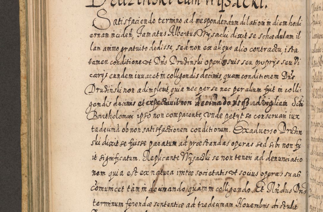 Zdjęcie nr 487 dla obiektu archiwalnego: Acta actorum, causarum spiritualium, civilium, criminalium, obligationum, cessionum, decimarum, testamentorum R. D. Martini Szyszkowski, episcopi Cracoviensis, ducis Severiensis in annis 1617 - 1619. Tomus primus.