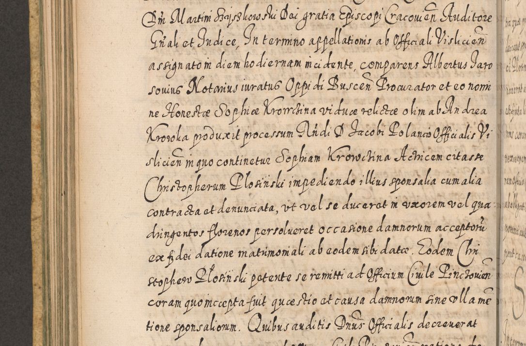 Zdjęcie nr 485 dla obiektu archiwalnego: Acta actorum, causarum spiritualium, civilium, criminalium, obligationum, cessionum, decimarum, testamentorum R. D. Martini Szyszkowski, episcopi Cracoviensis, ducis Severiensis in annis 1617 - 1619. Tomus primus.
