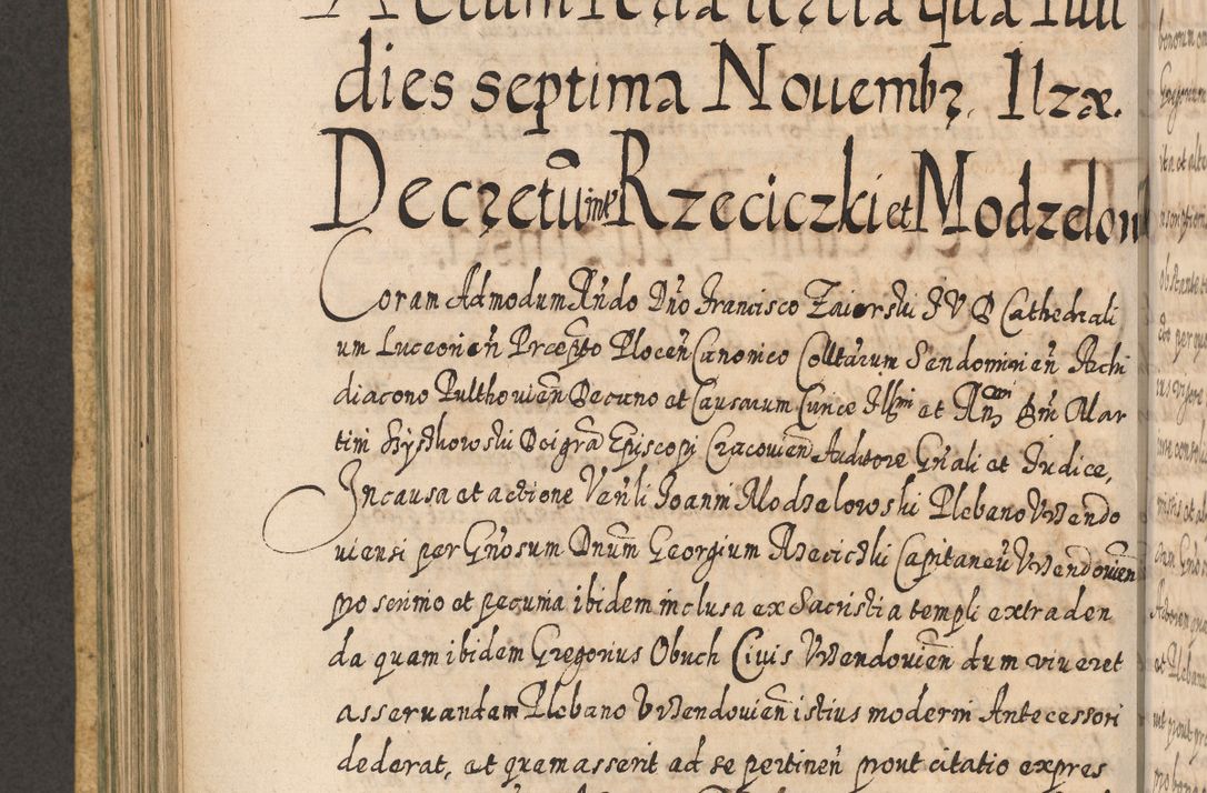 Zdjęcie nr 483 dla obiektu archiwalnego: Acta actorum, causarum spiritualium, civilium, criminalium, obligationum, cessionum, decimarum, testamentorum R. D. Martini Szyszkowski, episcopi Cracoviensis, ducis Severiensis in annis 1617 - 1619. Tomus primus.