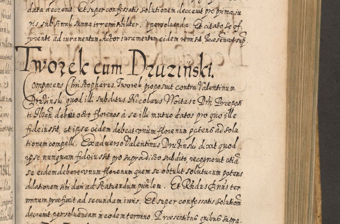 Zdjęcie nr 482 dla obiektu archiwalnego: Acta actorum, causarum spiritualium, civilium, criminalium, obligationum, cessionum, decimarum, testamentorum R. D. Martini Szyszkowski, episcopi Cracoviensis, ducis Severiensis in annis 1617 - 1619. Tomus primus.