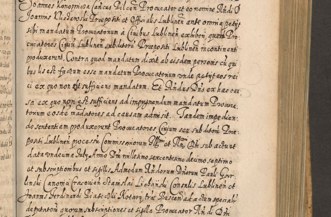 Zdjęcie nr 472 dla obiektu archiwalnego: Acta actorum, causarum spiritualium, civilium, criminalium, obligationum, cessionum, decimarum, testamentorum R. D. Martini Szyszkowski, episcopi Cracoviensis, ducis Severiensis in annis 1617 - 1619. Tomus primus.
