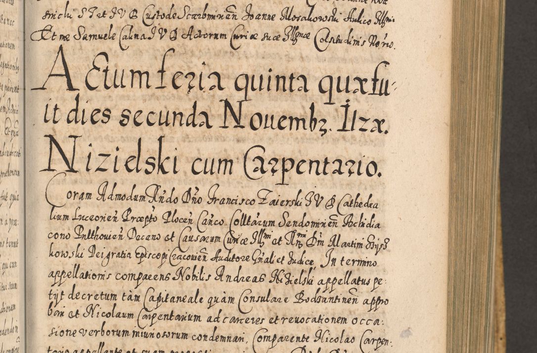 Zdjęcie nr 466 dla obiektu archiwalnego: Acta actorum, causarum spiritualium, civilium, criminalium, obligationum, cessionum, decimarum, testamentorum R. D. Martini Szyszkowski, episcopi Cracoviensis, ducis Severiensis in annis 1617 - 1619. Tomus primus.