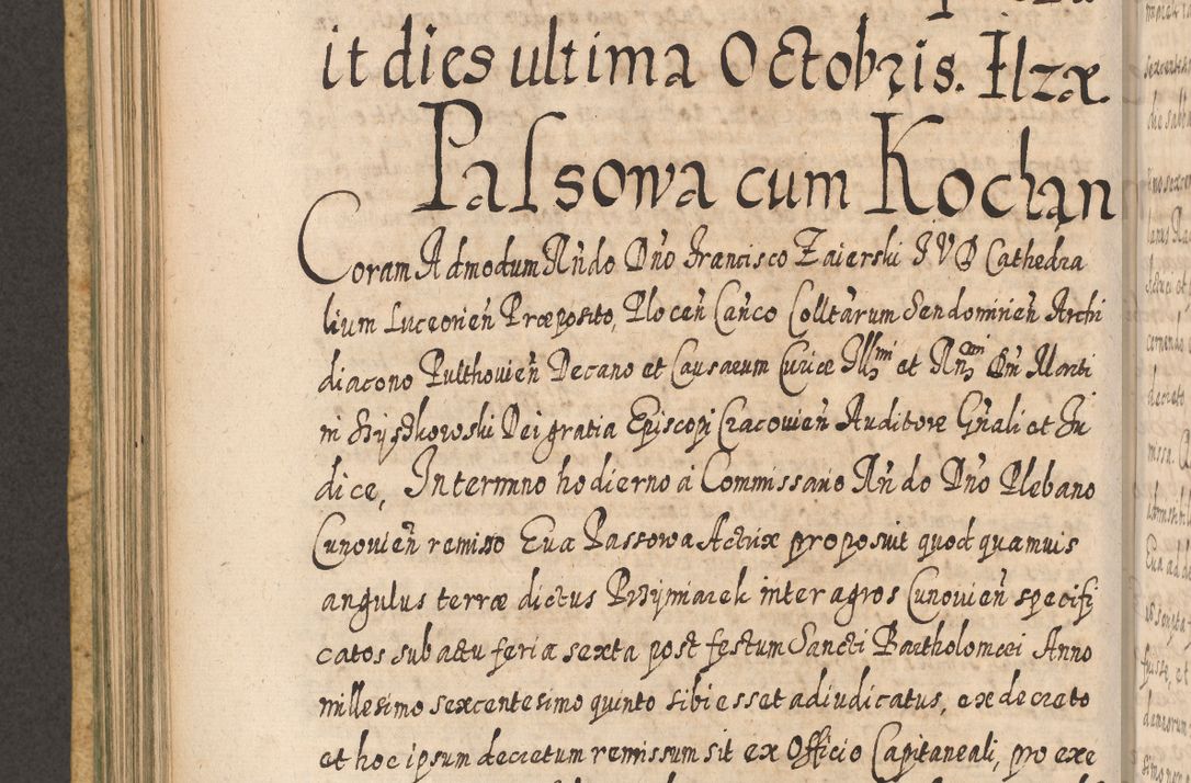Zdjęcie nr 463 dla obiektu archiwalnego: Acta actorum, causarum spiritualium, civilium, criminalium, obligationum, cessionum, decimarum, testamentorum R. D. Martini Szyszkowski, episcopi Cracoviensis, ducis Severiensis in annis 1617 - 1619. Tomus primus.