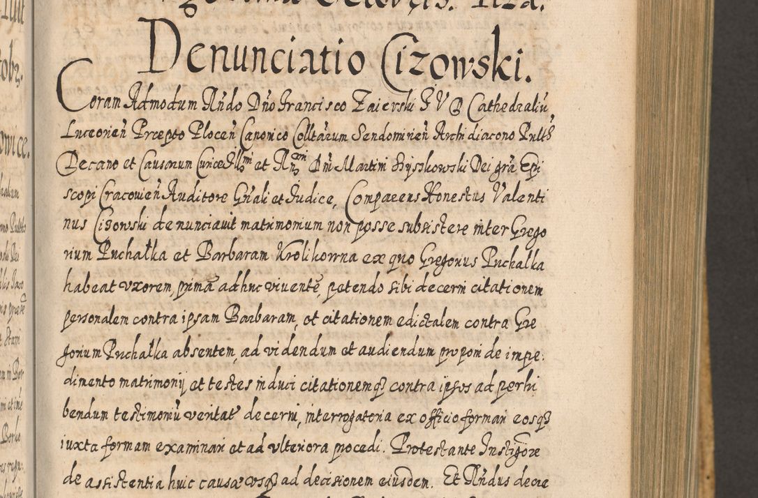 Zdjęcie nr 454 dla obiektu archiwalnego: Acta actorum, causarum spiritualium, civilium, criminalium, obligationum, cessionum, decimarum, testamentorum R. D. Martini Szyszkowski, episcopi Cracoviensis, ducis Severiensis in annis 1617 - 1619. Tomus primus.