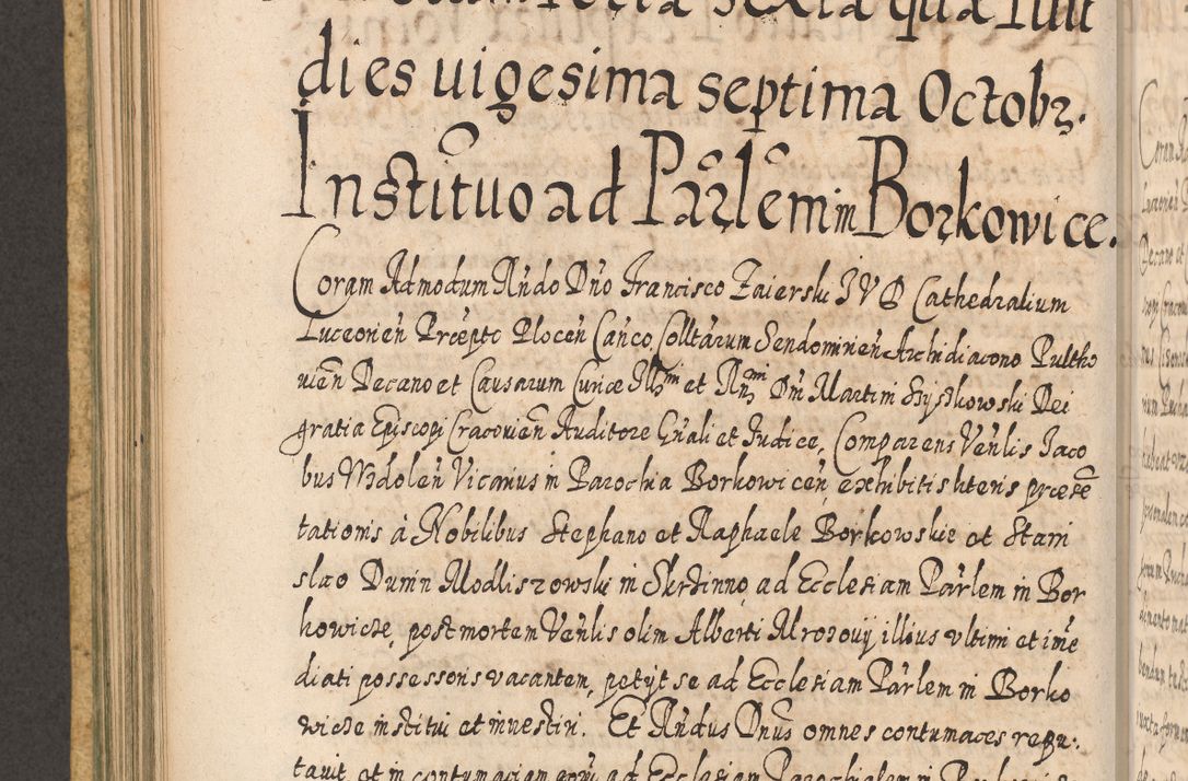 Zdjęcie nr 453 dla obiektu archiwalnego: Acta actorum, causarum spiritualium, civilium, criminalium, obligationum, cessionum, decimarum, testamentorum R. D. Martini Szyszkowski, episcopi Cracoviensis, ducis Severiensis in annis 1617 - 1619. Tomus primus.