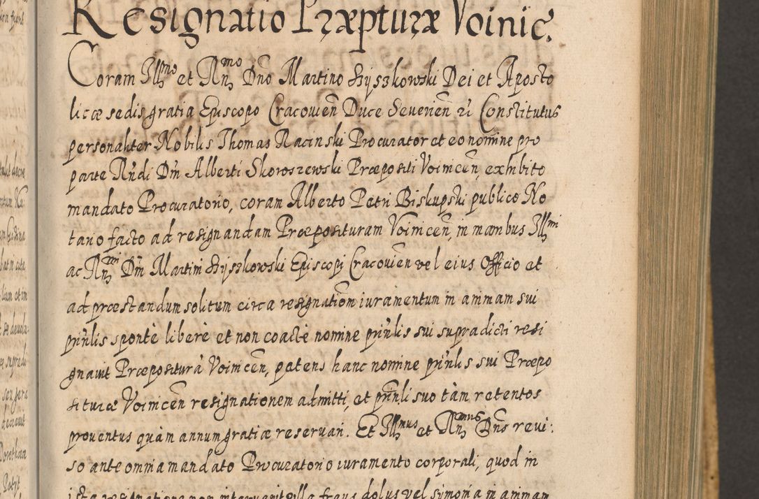 Zdjęcie nr 452 dla obiektu archiwalnego: Acta actorum, causarum spiritualium, civilium, criminalium, obligationum, cessionum, decimarum, testamentorum R. D. Martini Szyszkowski, episcopi Cracoviensis, ducis Severiensis in annis 1617 - 1619. Tomus primus.