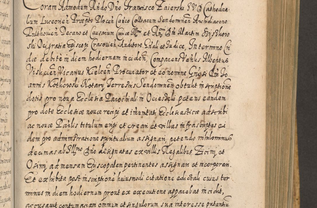 Zdjęcie nr 438 dla obiektu archiwalnego: Acta actorum, causarum spiritualium, civilium, criminalium, obligationum, cessionum, decimarum, testamentorum R. D. Martini Szyszkowski, episcopi Cracoviensis, ducis Severiensis in annis 1617 - 1619. Tomus primus.