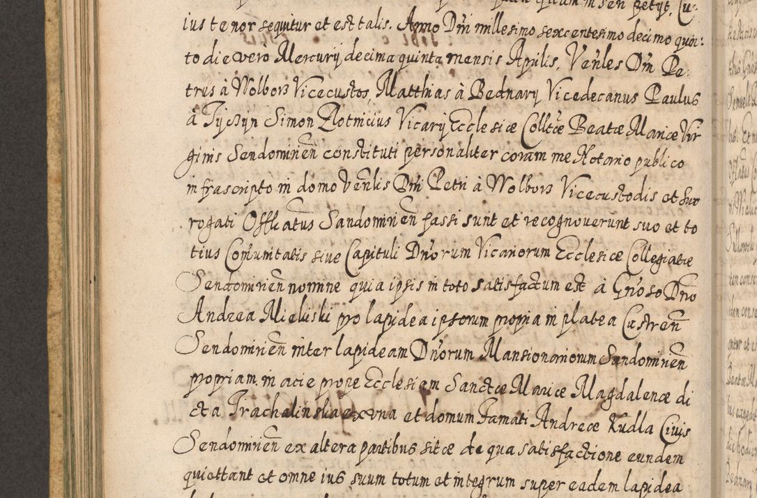 Zdjęcie nr 435 dla obiektu archiwalnego: Acta actorum, causarum spiritualium, civilium, criminalium, obligationum, cessionum, decimarum, testamentorum R. D. Martini Szyszkowski, episcopi Cracoviensis, ducis Severiensis in annis 1617 - 1619. Tomus primus.