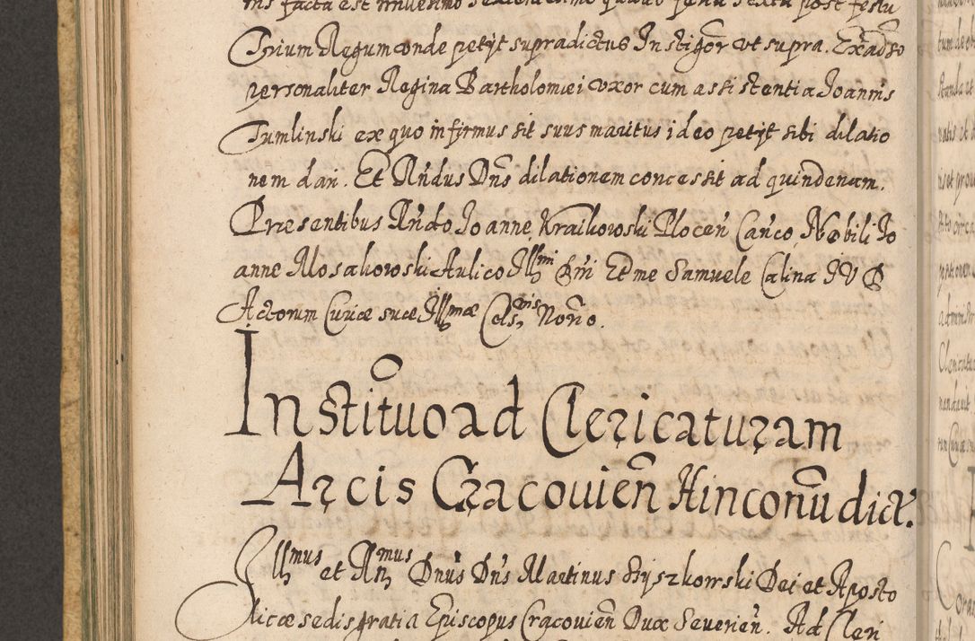 Zdjęcie nr 433 dla obiektu archiwalnego: Acta actorum, causarum spiritualium, civilium, criminalium, obligationum, cessionum, decimarum, testamentorum R. D. Martini Szyszkowski, episcopi Cracoviensis, ducis Severiensis in annis 1617 - 1619. Tomus primus.
