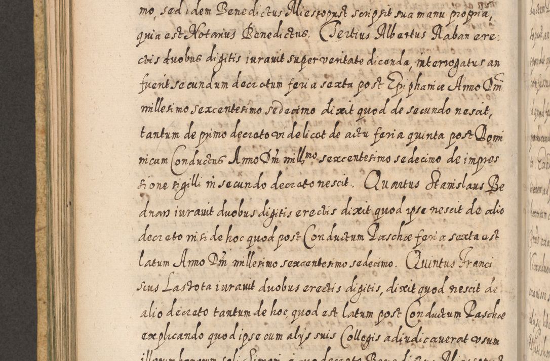 Zdjęcie nr 429 dla obiektu archiwalnego: Acta actorum, causarum spiritualium, civilium, criminalium, obligationum, cessionum, decimarum, testamentorum R. D. Martini Szyszkowski, episcopi Cracoviensis, ducis Severiensis in annis 1617 - 1619. Tomus primus.
