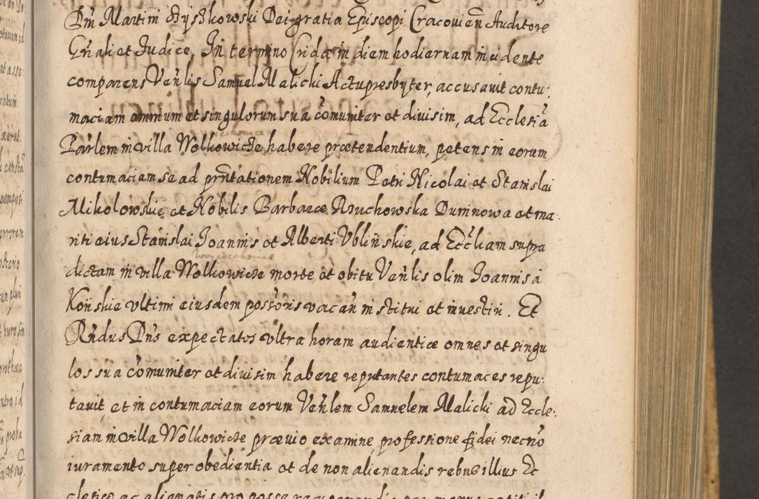 Zdjęcie nr 424 dla obiektu archiwalnego: Acta actorum, causarum spiritualium, civilium, criminalium, obligationum, cessionum, decimarum, testamentorum R. D. Martini Szyszkowski, episcopi Cracoviensis, ducis Severiensis in annis 1617 - 1619. Tomus primus.