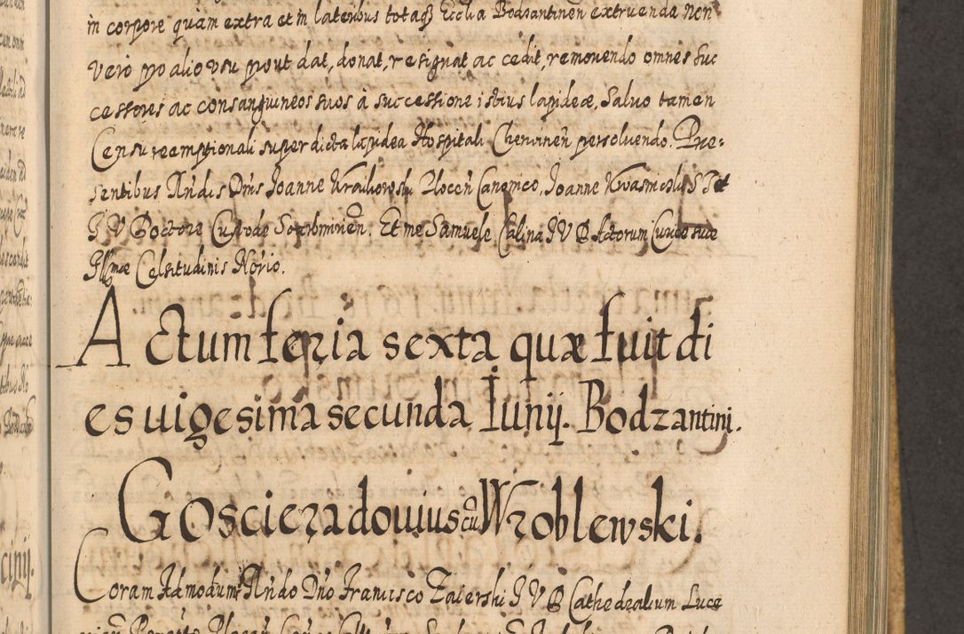 Zdjęcie nr 804 dla obiektu archiwalnego: Acta actorum, causarum spiritualium, civilium, criminalium, obligationum, cessionum, decimarum, testamentorum R. D. Martini Szyszkowski, episcopi Cracoviensis, ducis Severiensis in annis 1617 - 1619. Tomus primus.