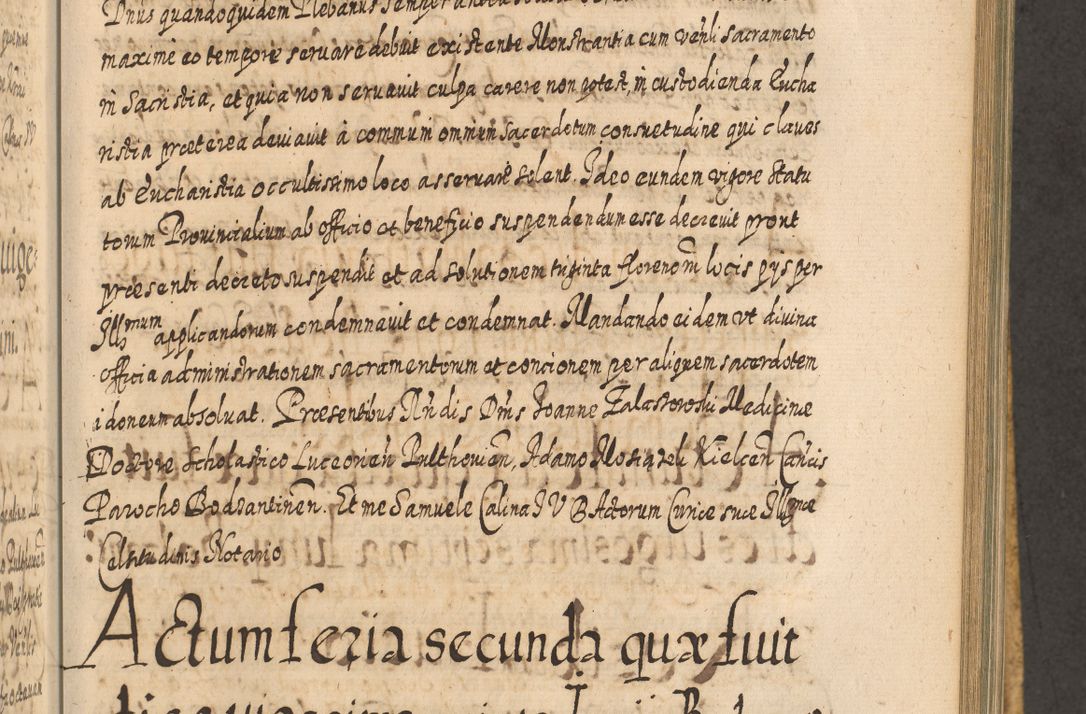 Zdjęcie nr 806 dla obiektu archiwalnego: Acta actorum, causarum spiritualium, civilium, criminalium, obligationum, cessionum, decimarum, testamentorum R. D. Martini Szyszkowski, episcopi Cracoviensis, ducis Severiensis in annis 1617 - 1619. Tomus primus.