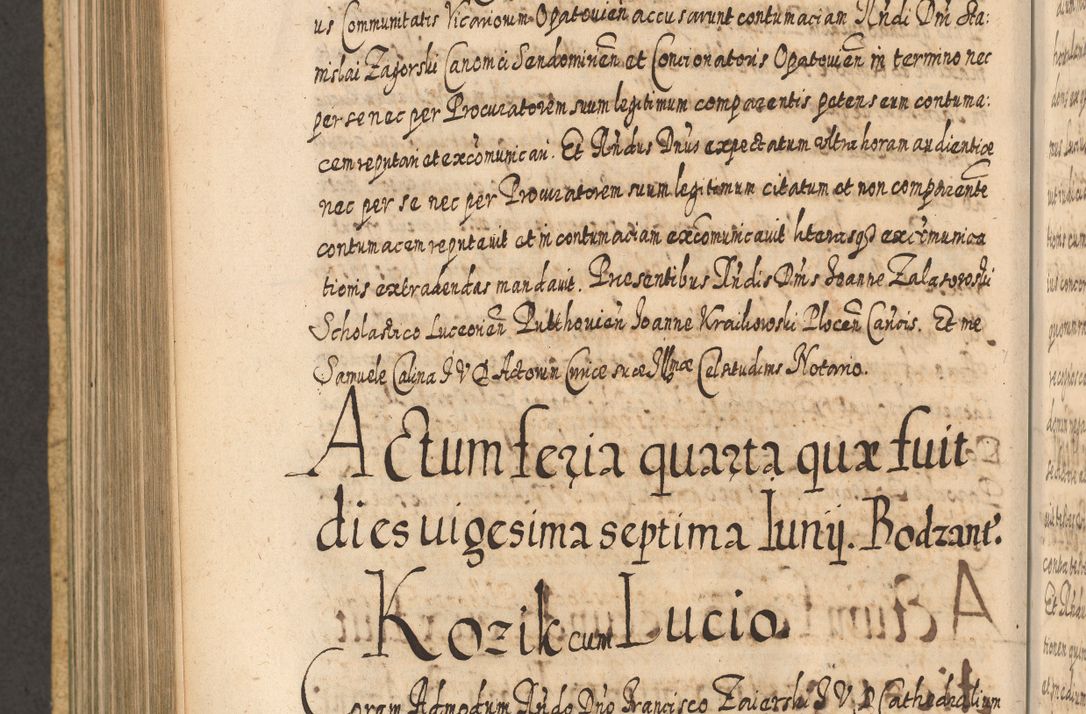 Zdjęcie nr 807 dla obiektu archiwalnego: Acta actorum, causarum spiritualium, civilium, criminalium, obligationum, cessionum, decimarum, testamentorum R. D. Martini Szyszkowski, episcopi Cracoviensis, ducis Severiensis in annis 1617 - 1619. Tomus primus.