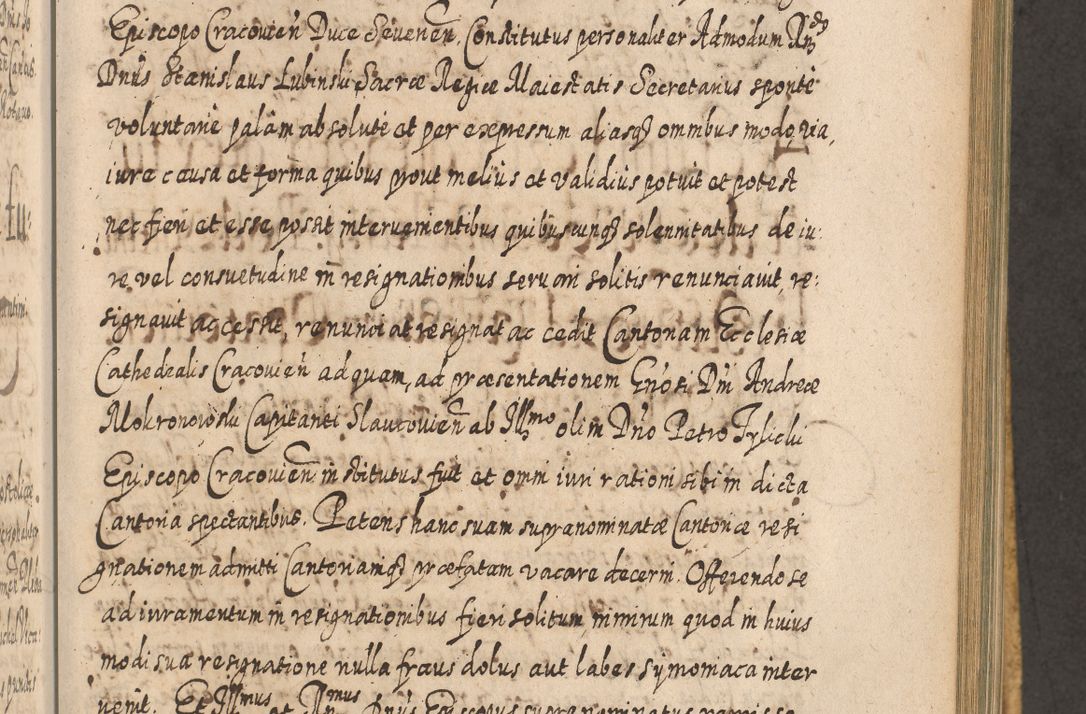 Zdjęcie nr 796 dla obiektu archiwalnego: Acta actorum, causarum spiritualium, civilium, criminalium, obligationum, cessionum, decimarum, testamentorum R. D. Martini Szyszkowski, episcopi Cracoviensis, ducis Severiensis in annis 1617 - 1619. Tomus primus.
