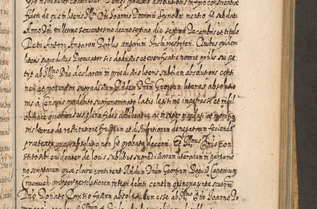 Zdjęcie nr 790 dla obiektu archiwalnego: Acta actorum, causarum spiritualium, civilium, criminalium, obligationum, cessionum, decimarum, testamentorum R. D. Martini Szyszkowski, episcopi Cracoviensis, ducis Severiensis in annis 1617 - 1619. Tomus primus.