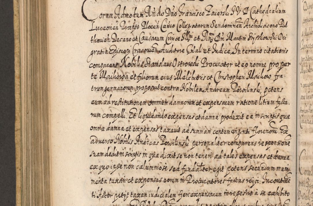 Zdjęcie nr 787 dla obiektu archiwalnego: Acta actorum, causarum spiritualium, civilium, criminalium, obligationum, cessionum, decimarum, testamentorum R. D. Martini Szyszkowski, episcopi Cracoviensis, ducis Severiensis in annis 1617 - 1619. Tomus primus.