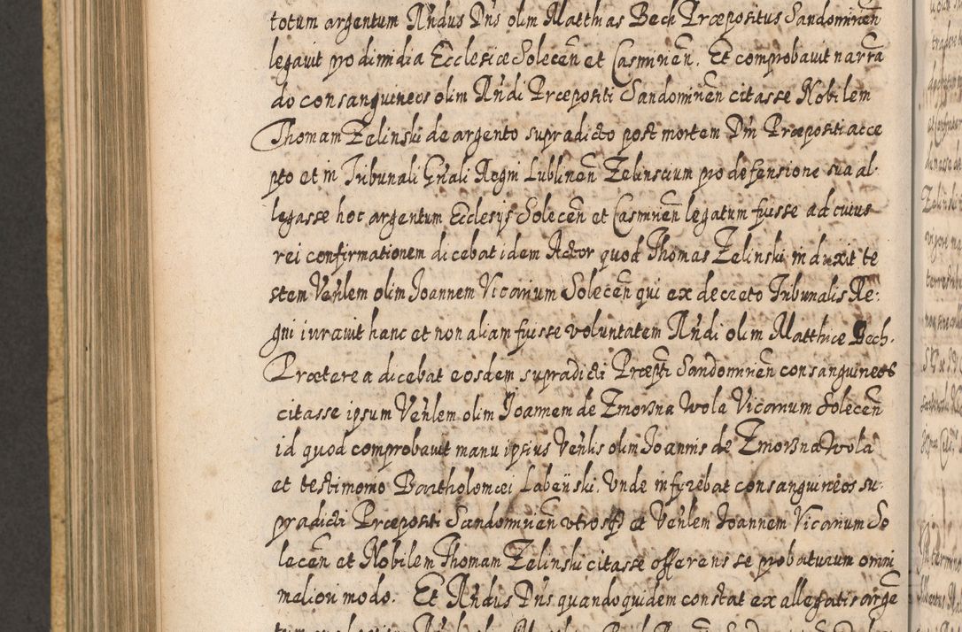 Zdjęcie nr 783 dla obiektu archiwalnego: Acta actorum, causarum spiritualium, civilium, criminalium, obligationum, cessionum, decimarum, testamentorum R. D. Martini Szyszkowski, episcopi Cracoviensis, ducis Severiensis in annis 1617 - 1619. Tomus primus.