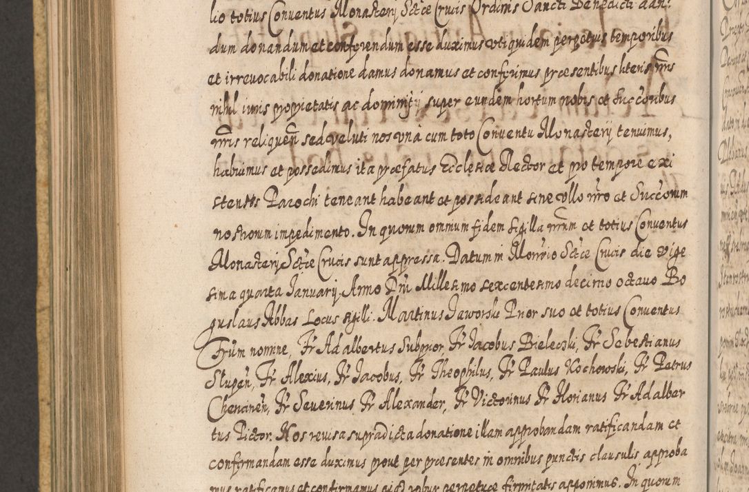 Zdjęcie nr 781 dla obiektu archiwalnego: Acta actorum, causarum spiritualium, civilium, criminalium, obligationum, cessionum, decimarum, testamentorum R. D. Martini Szyszkowski, episcopi Cracoviensis, ducis Severiensis in annis 1617 - 1619. Tomus primus.