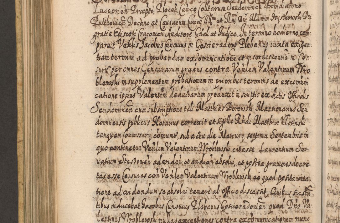 Zdjęcie nr 775 dla obiektu archiwalnego: Acta actorum, causarum spiritualium, civilium, criminalium, obligationum, cessionum, decimarum, testamentorum R. D. Martini Szyszkowski, episcopi Cracoviensis, ducis Severiensis in annis 1617 - 1619. Tomus primus.