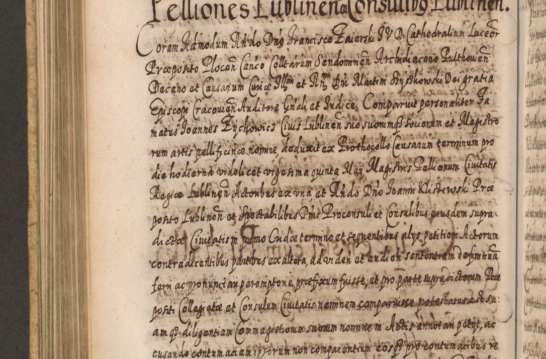 Zdjęcie nr 769 dla obiektu archiwalnego: Acta actorum, causarum spiritualium, civilium, criminalium, obligationum, cessionum, decimarum, testamentorum R. D. Martini Szyszkowski, episcopi Cracoviensis, ducis Severiensis in annis 1617 - 1619. Tomus primus.