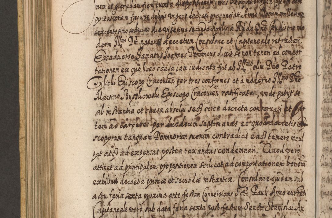 Zdjęcie nr 759 dla obiektu archiwalnego: Acta actorum, causarum spiritualium, civilium, criminalium, obligationum, cessionum, decimarum, testamentorum R. D. Martini Szyszkowski, episcopi Cracoviensis, ducis Severiensis in annis 1617 - 1619. Tomus primus.