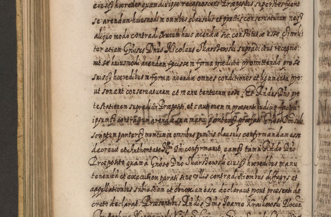 Zdjęcie nr 757 dla obiektu archiwalnego: Acta actorum, causarum spiritualium, civilium, criminalium, obligationum, cessionum, decimarum, testamentorum R. D. Martini Szyszkowski, episcopi Cracoviensis, ducis Severiensis in annis 1617 - 1619. Tomus primus.