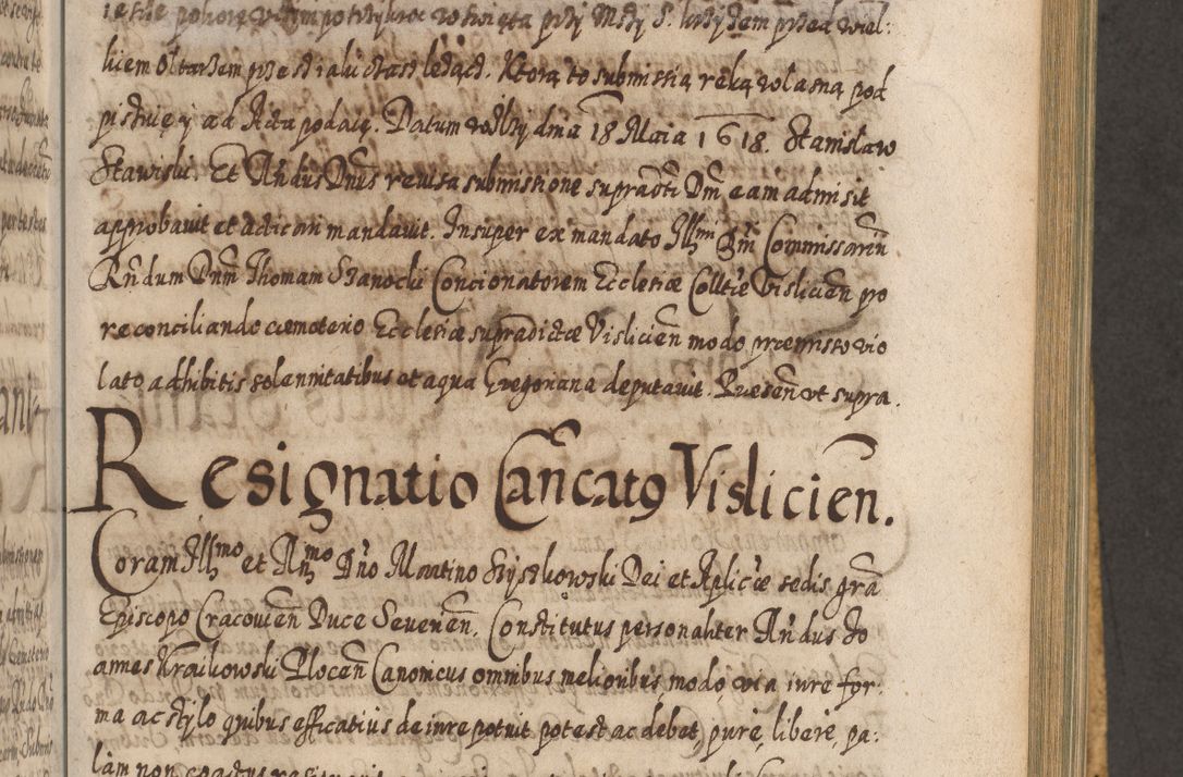 Zdjęcie nr 752 dla obiektu archiwalnego: Acta actorum, causarum spiritualium, civilium, criminalium, obligationum, cessionum, decimarum, testamentorum R. D. Martini Szyszkowski, episcopi Cracoviensis, ducis Severiensis in annis 1617 - 1619. Tomus primus.