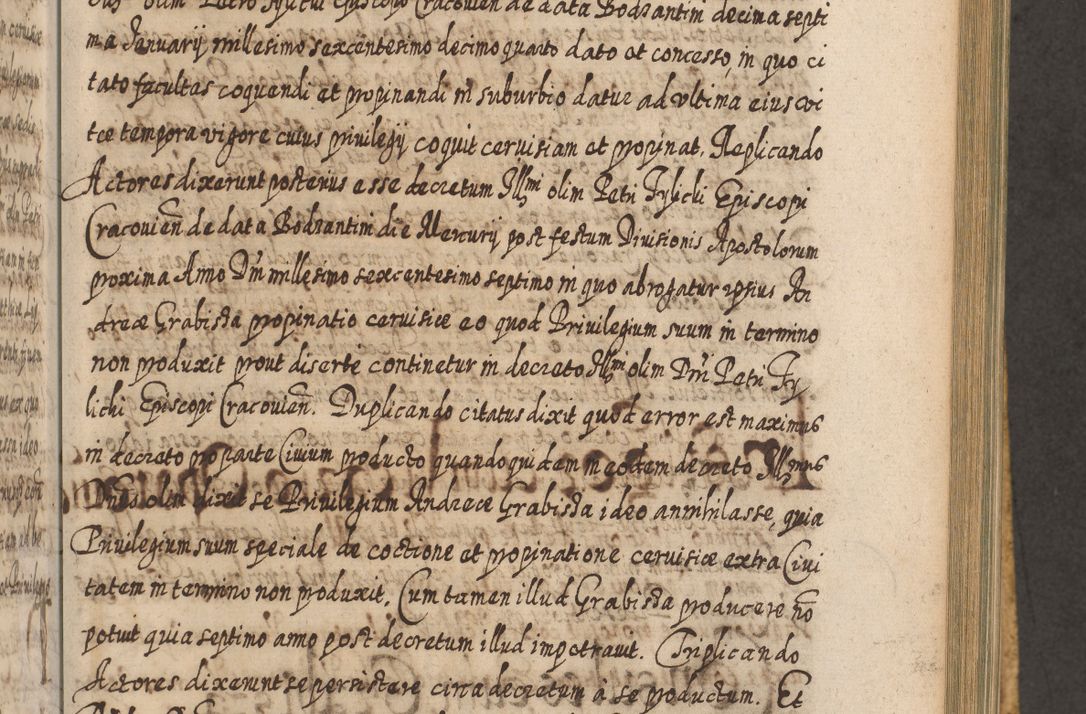 Zdjęcie nr 748 dla obiektu archiwalnego: Acta actorum, causarum spiritualium, civilium, criminalium, obligationum, cessionum, decimarum, testamentorum R. D. Martini Szyszkowski, episcopi Cracoviensis, ducis Severiensis in annis 1617 - 1619. Tomus primus.