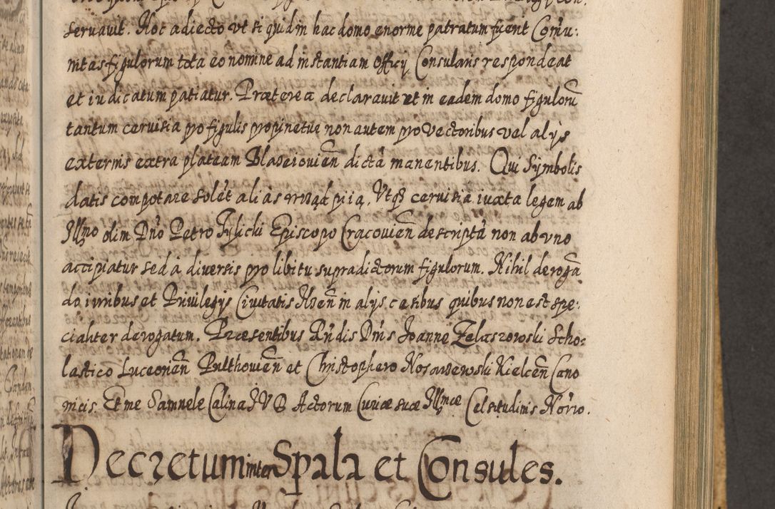 Zdjęcie nr 746 dla obiektu archiwalnego: Acta actorum, causarum spiritualium, civilium, criminalium, obligationum, cessionum, decimarum, testamentorum R. D. Martini Szyszkowski, episcopi Cracoviensis, ducis Severiensis in annis 1617 - 1619. Tomus primus.