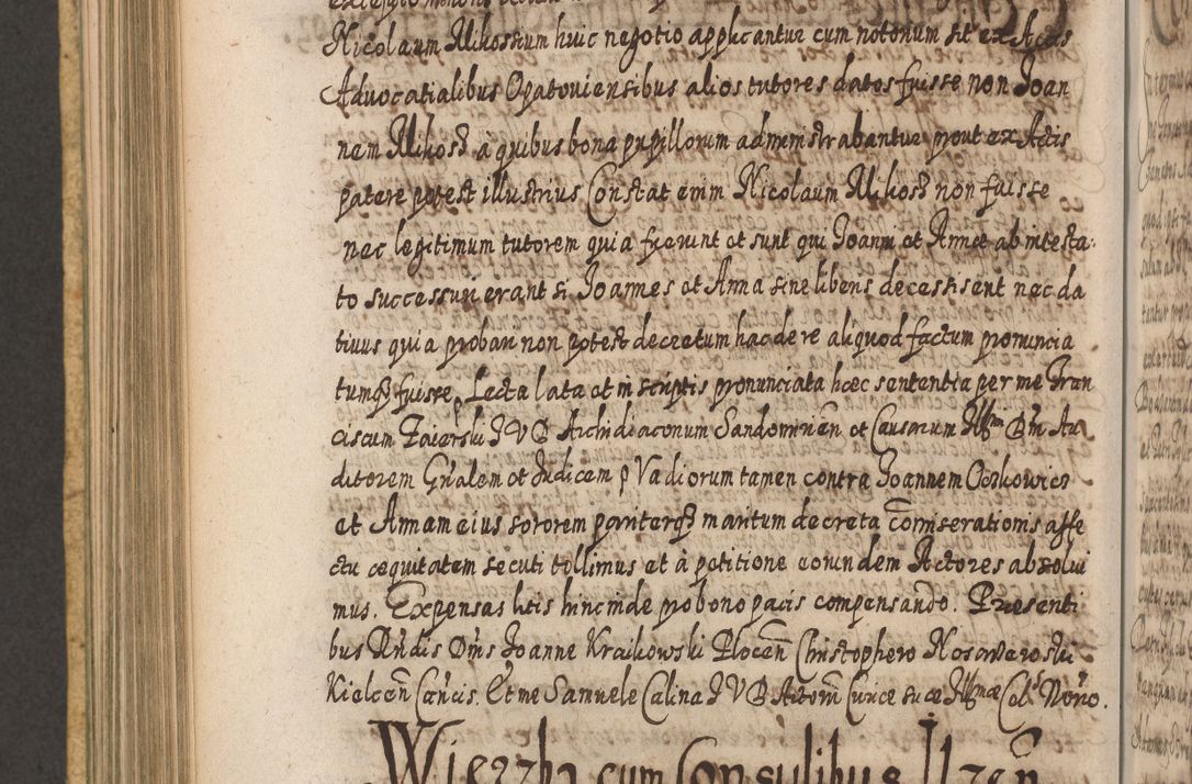 Zdjęcie nr 743 dla obiektu archiwalnego: Acta actorum, causarum spiritualium, civilium, criminalium, obligationum, cessionum, decimarum, testamentorum R. D. Martini Szyszkowski, episcopi Cracoviensis, ducis Severiensis in annis 1617 - 1619. Tomus primus.