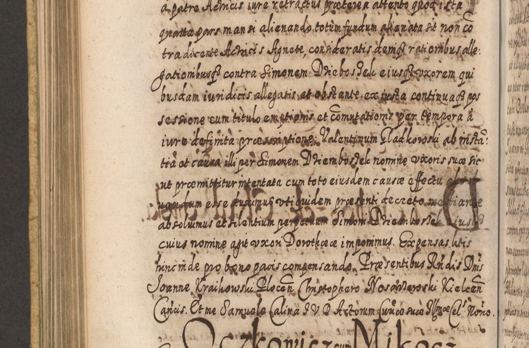 Zdjęcie nr 741 dla obiektu archiwalnego: Acta actorum, causarum spiritualium, civilium, criminalium, obligationum, cessionum, decimarum, testamentorum R. D. Martini Szyszkowski, episcopi Cracoviensis, ducis Severiensis in annis 1617 - 1619. Tomus primus.