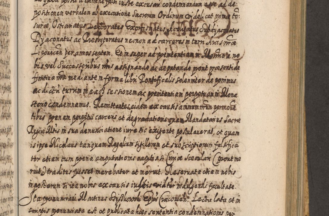 Zdjęcie nr 738 dla obiektu archiwalnego: Acta actorum, causarum spiritualium, civilium, criminalium, obligationum, cessionum, decimarum, testamentorum R. D. Martini Szyszkowski, episcopi Cracoviensis, ducis Severiensis in annis 1617 - 1619. Tomus primus.