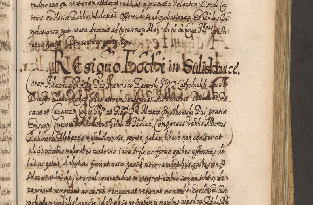 Zdjęcie nr 734 dla obiektu archiwalnego: Acta actorum, causarum spiritualium, civilium, criminalium, obligationum, cessionum, decimarum, testamentorum R. D. Martini Szyszkowski, episcopi Cracoviensis, ducis Severiensis in annis 1617 - 1619. Tomus primus.