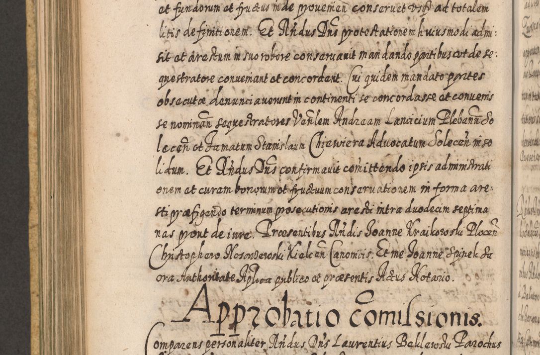 Zdjęcie nr 727 dla obiektu archiwalnego: Acta actorum, causarum spiritualium, civilium, criminalium, obligationum, cessionum, decimarum, testamentorum R. D. Martini Szyszkowski, episcopi Cracoviensis, ducis Severiensis in annis 1617 - 1619. Tomus primus.