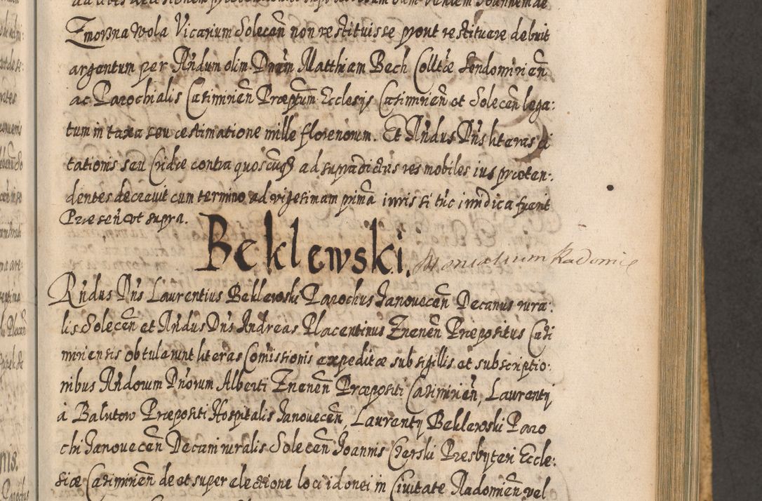 Zdjęcie nr 728 dla obiektu archiwalnego: Acta actorum, causarum spiritualium, civilium, criminalium, obligationum, cessionum, decimarum, testamentorum R. D. Martini Szyszkowski, episcopi Cracoviensis, ducis Severiensis in annis 1617 - 1619. Tomus primus.