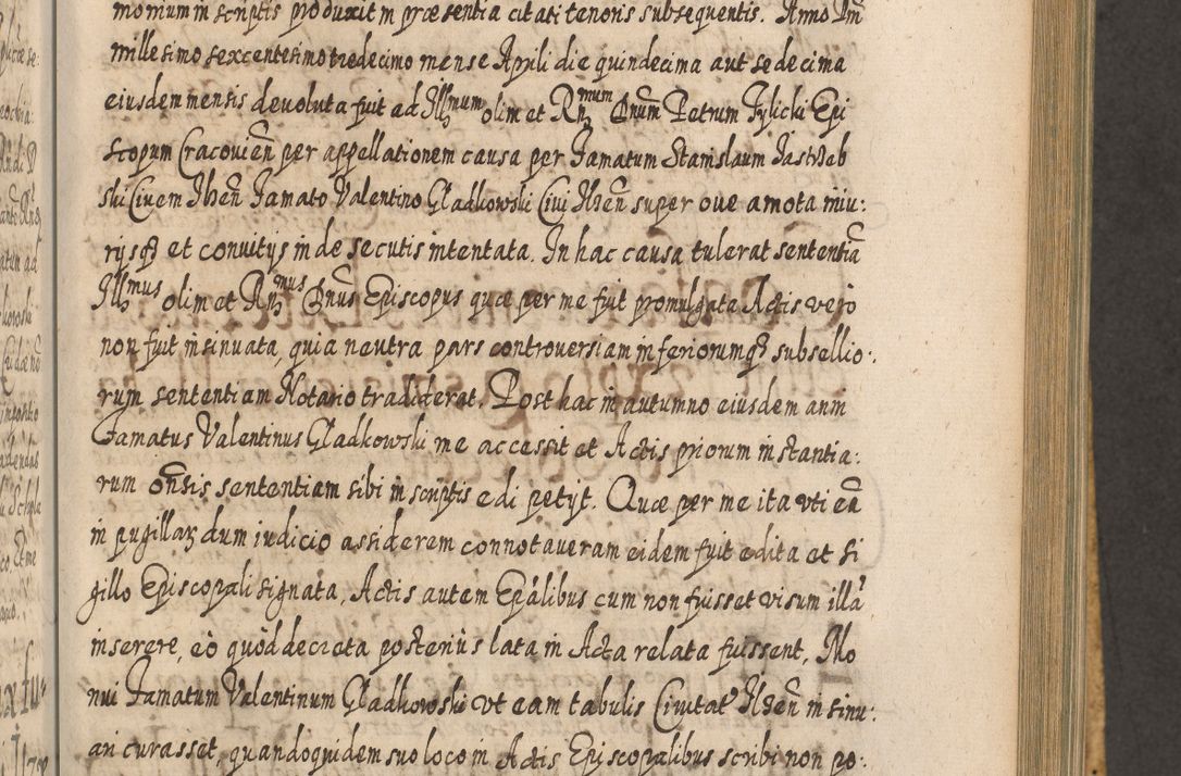 Zdjęcie nr 724 dla obiektu archiwalnego: Acta actorum, causarum spiritualium, civilium, criminalium, obligationum, cessionum, decimarum, testamentorum R. D. Martini Szyszkowski, episcopi Cracoviensis, ducis Severiensis in annis 1617 - 1619. Tomus primus.
