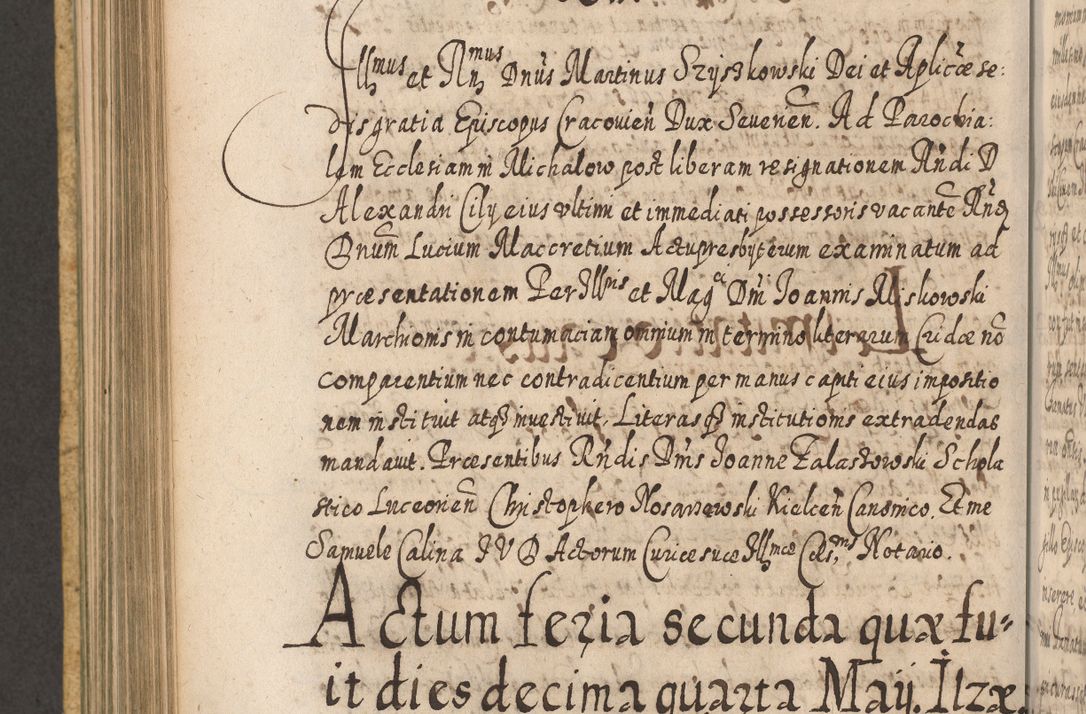Zdjęcie nr 723 dla obiektu archiwalnego: Acta actorum, causarum spiritualium, civilium, criminalium, obligationum, cessionum, decimarum, testamentorum R. D. Martini Szyszkowski, episcopi Cracoviensis, ducis Severiensis in annis 1617 - 1619. Tomus primus.
